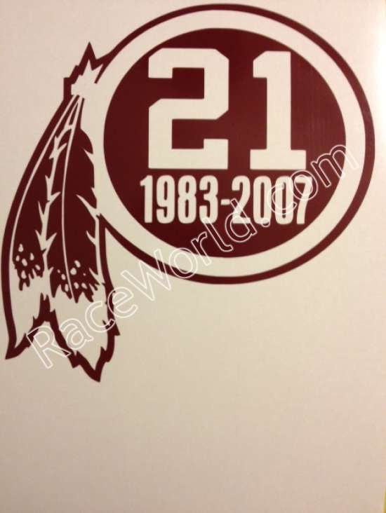 Race World: Football: Stickers & Clings: Sean Taylor #21